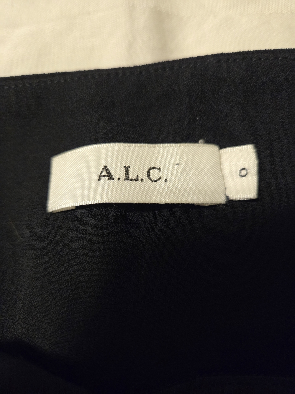 A.L.C. Zander Black Zipper Pants Size 0 - Picture 3 of 4